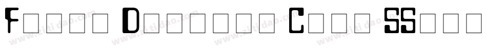 Ferio Display Caps SSi字体转换
